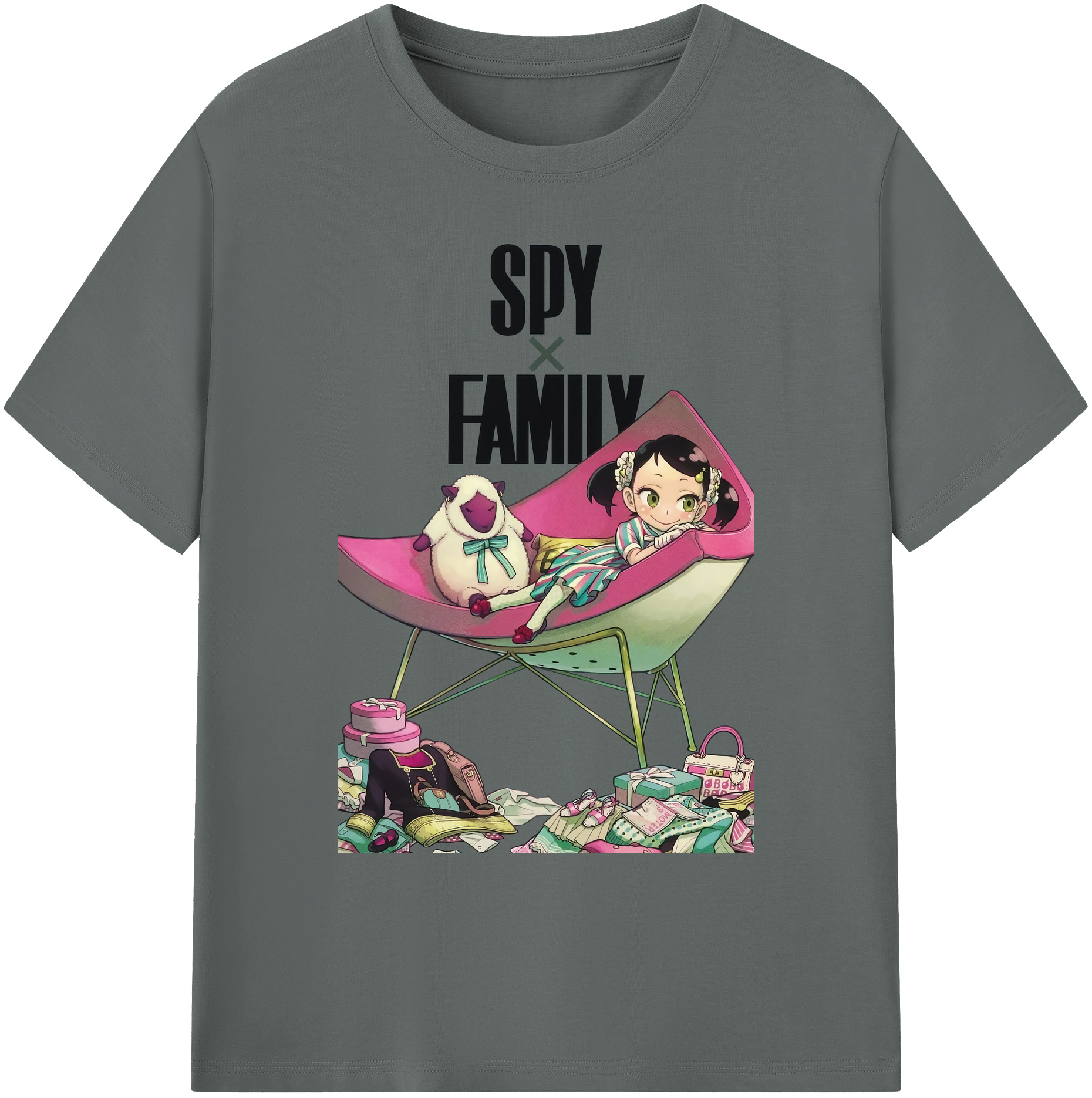 （画像用） SPY×FAMILY间谍家家酒 綿100％ メンズ半袖Tシャツ｜肌触りやわらか＆通気性